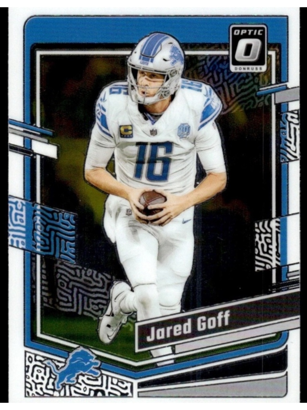 Jared Goff 2023 Panini Optic Detroit Lions NFL Football Card